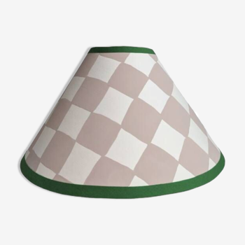 Checkered lampshade