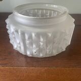 frosted glass ceiling light from the 40s and 50s