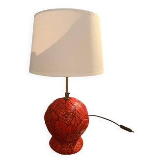 Height-adjustable ceramic floor lamp