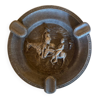 Don Quixote pewter ashtray