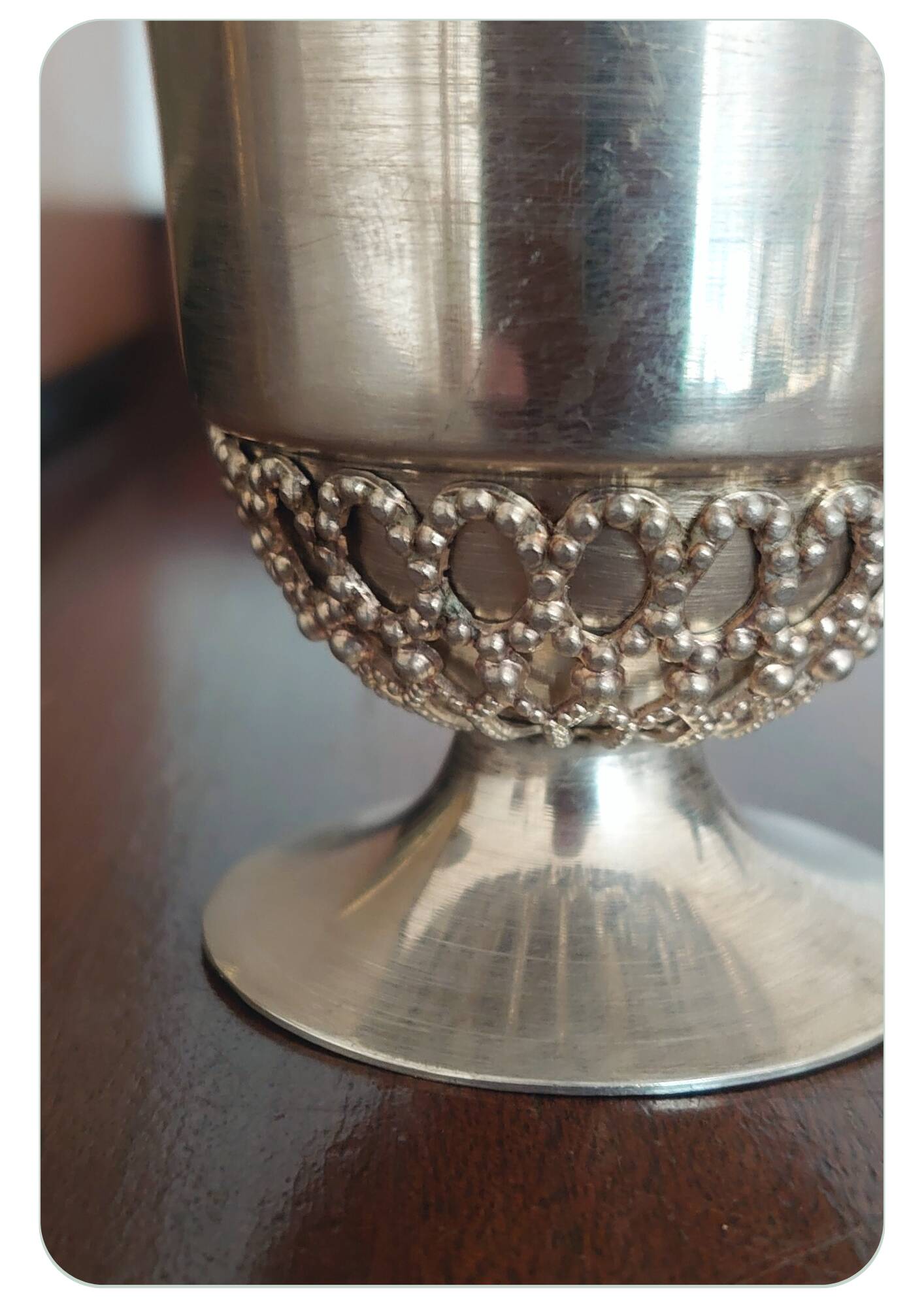 Silverplated Gobelet Stéphane Prudhomme stamped