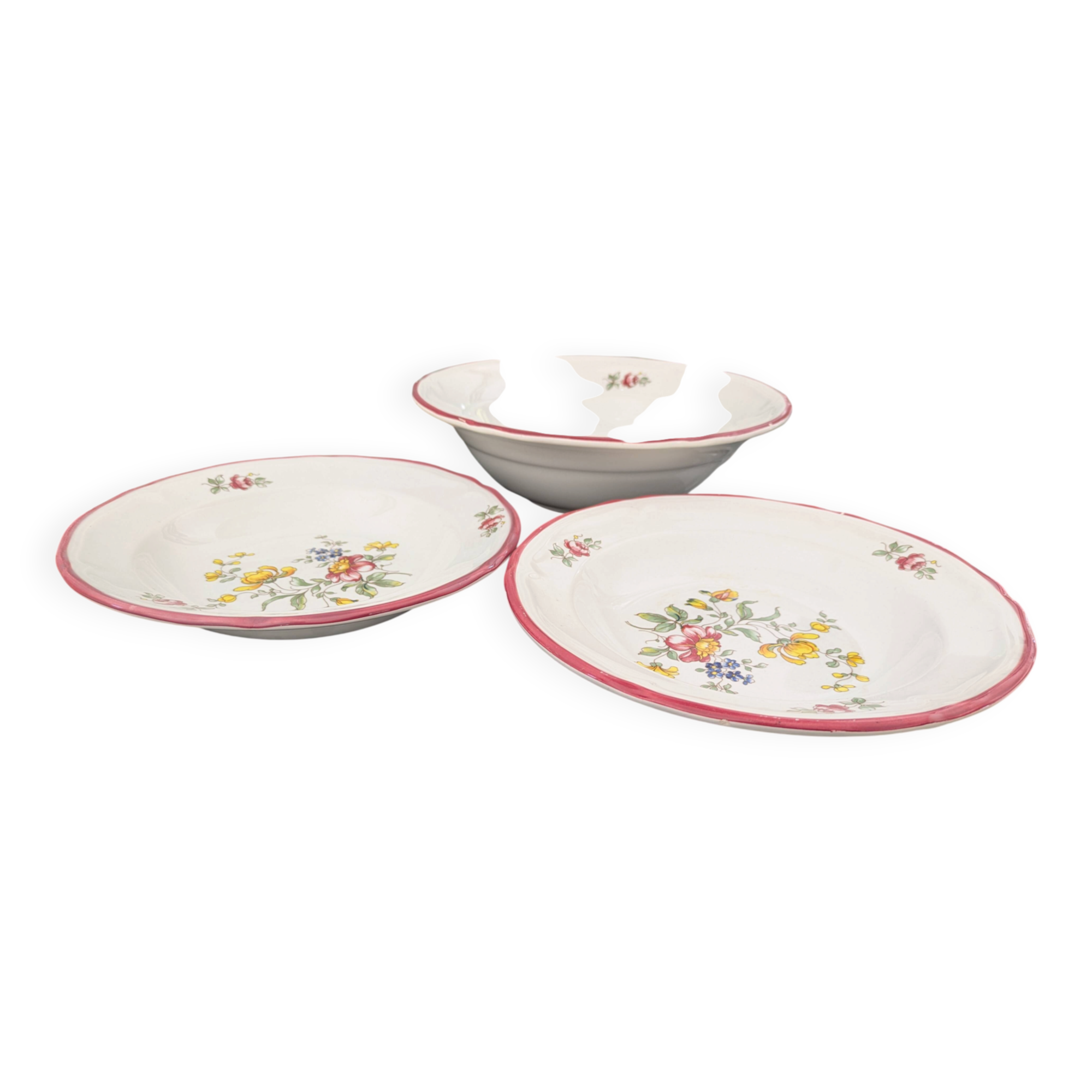 Vaisselle vintage Ceramica Quadrifoglio