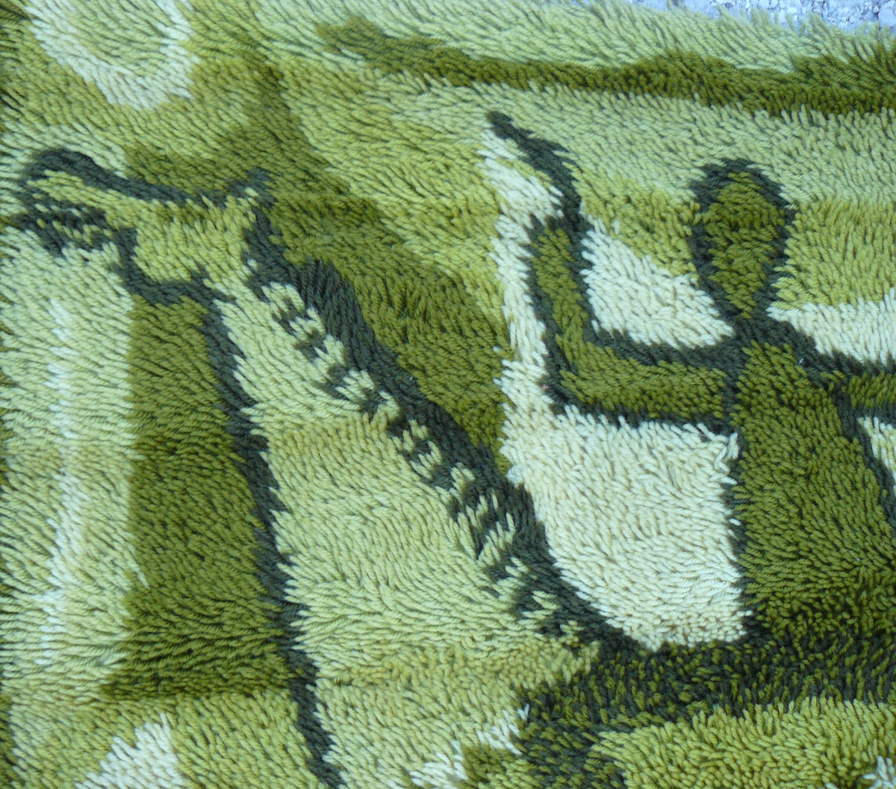 Scandinavian design wall tapestry 1960 Age Vægrya