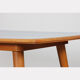 Table de repas vintage, fabrication tchèque, 1960