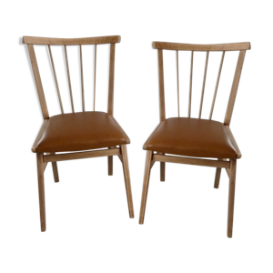 Paire de chaises baumann
