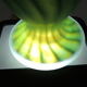 Glass paste vase / vintage