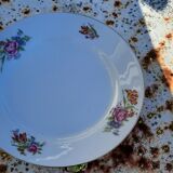 Plat rond porcelaine