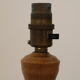 Pied de lampe bois « quille » 360mm (sans abat-jour)