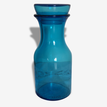 Large turquoise bottle lift 70's.