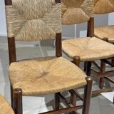 Set of 6 Bauche chairs by Charlotte Perriand