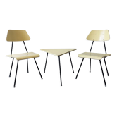 Ensemble de chaises et table par Rob Parry pour Dico, Pays-Bas 1950's