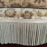 Vintage velvet toad armchair