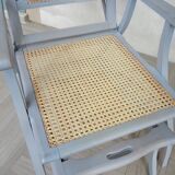 Chaise longue cannée