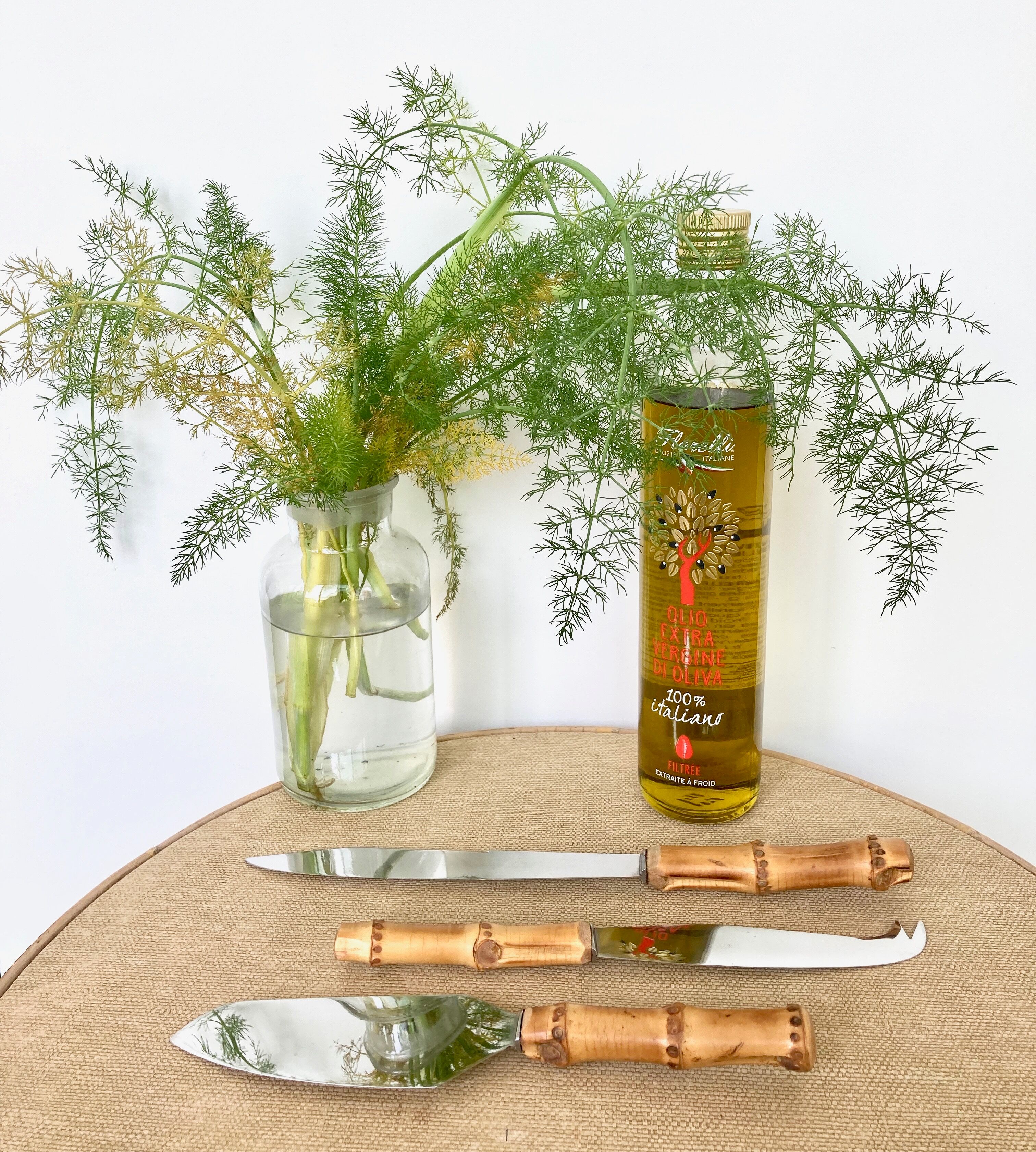 Bamboo serving cutlery