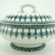 Iron Earth Soup - Blue Grey Persian Décor - Saint Amand and Hamage France Nord