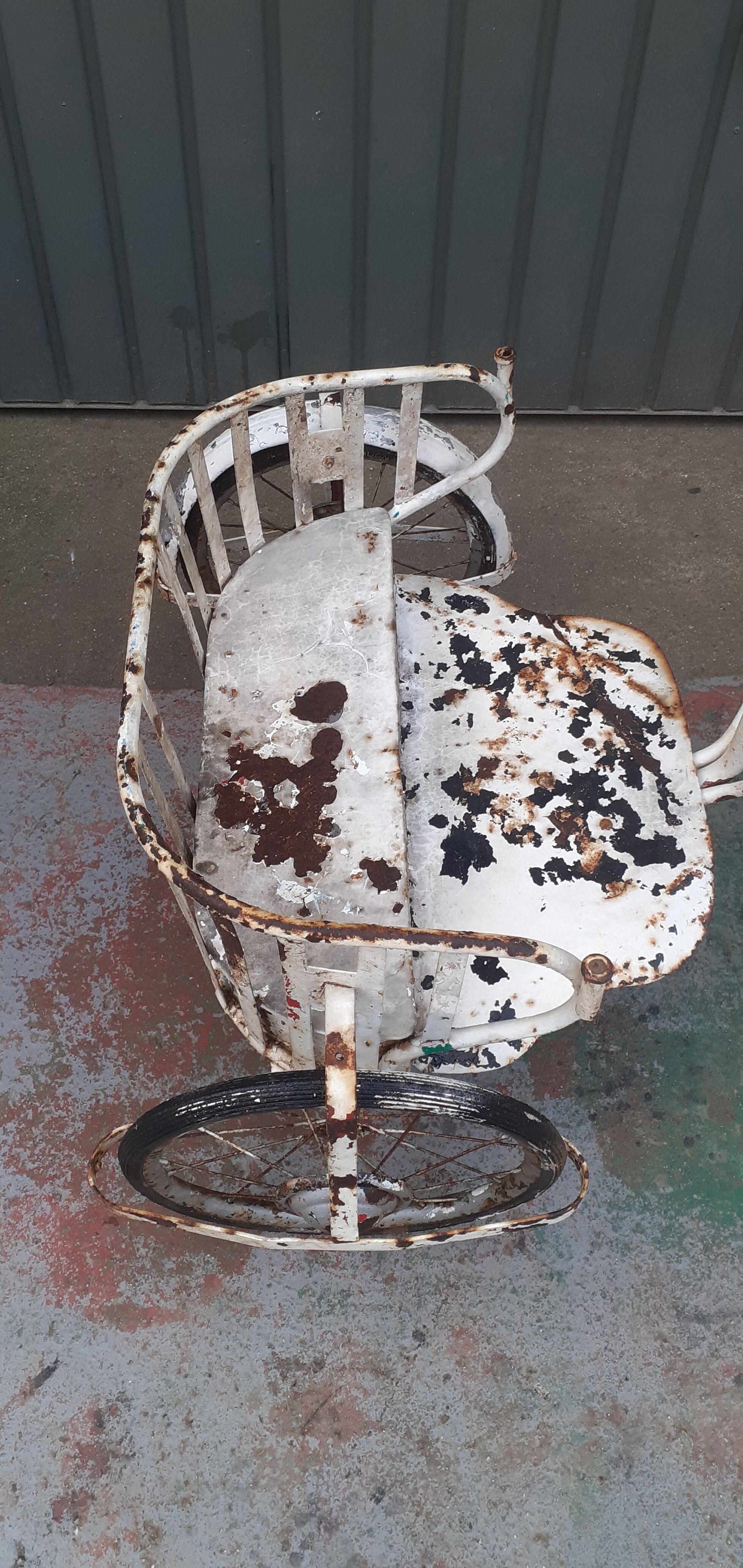 Sulky metal 50s two-seater