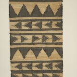 Tapis tissé à la main en chanvre de 2 x 6 pieds, balcon, cadeau, tapis/tapis traditionnel indien.