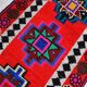 2x12 Colorful Geometric Vintage Runner Rug, 73x373Cm