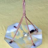 VINTAGE CHANDELIER/SUSPENSION 1940 YELLOW FLOWERS