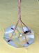 VINTAGE CHANDELIER/SUSPENSION 1940 YELLOW FLOWERS