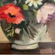 Painting, still life with wildflowers by surgeon 20th century