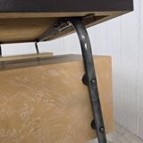 Vintage desk with suspended pedestal, 60s design