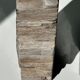 Black petrified wood bookend H17 L17 P6