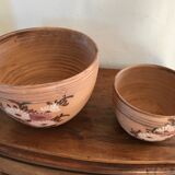 Vallauris 70's terracotta salad bowls