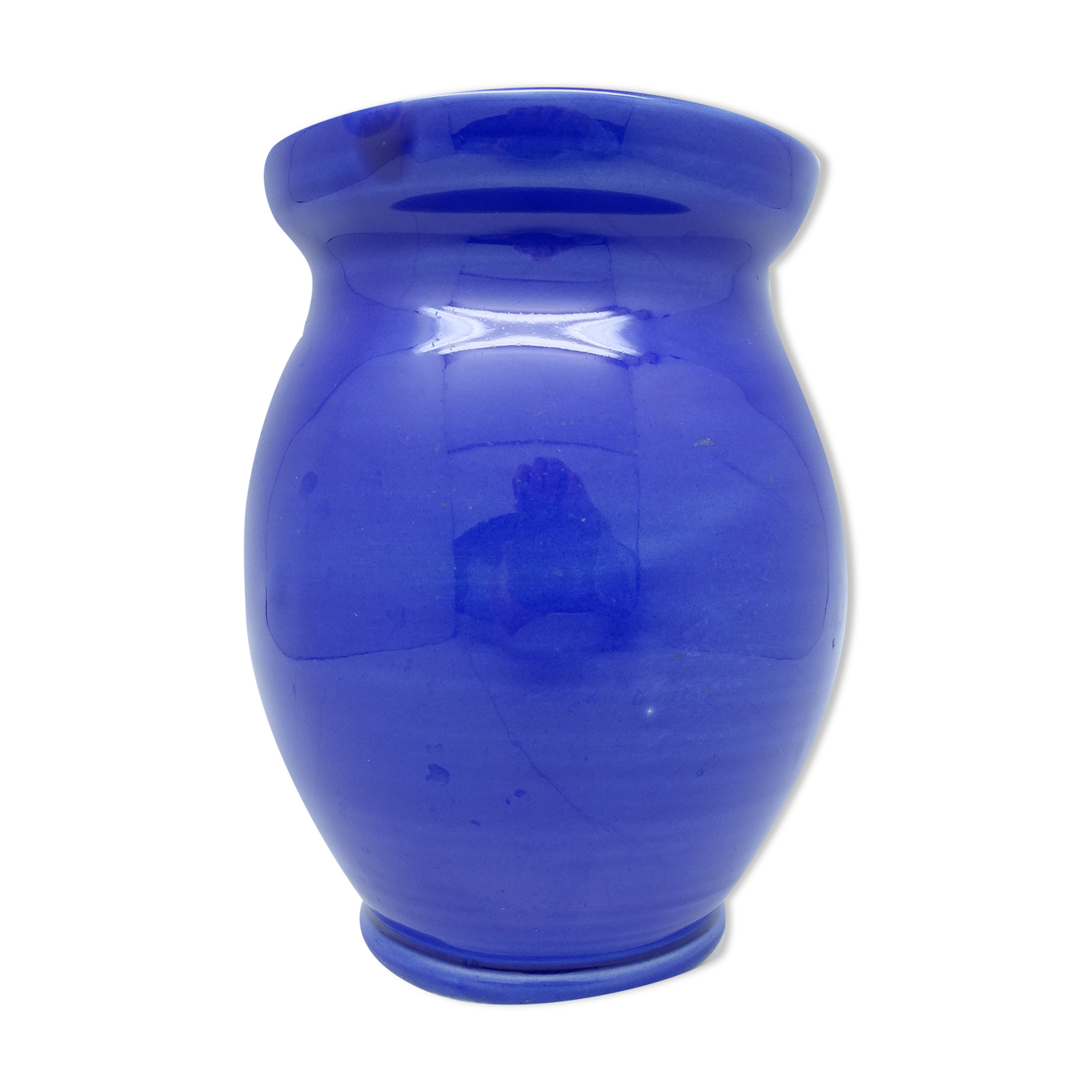 Blue vase Vallauris