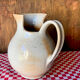 Vintage stoneware pitcher from Marais, France.