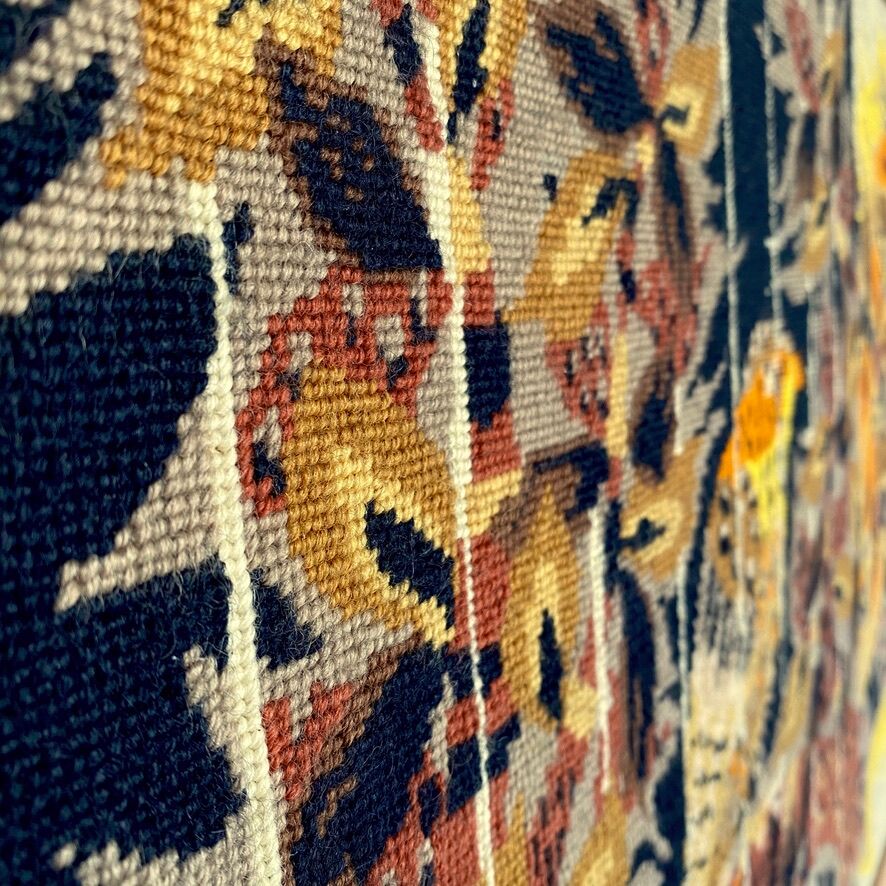 Vintage tapestry 70s