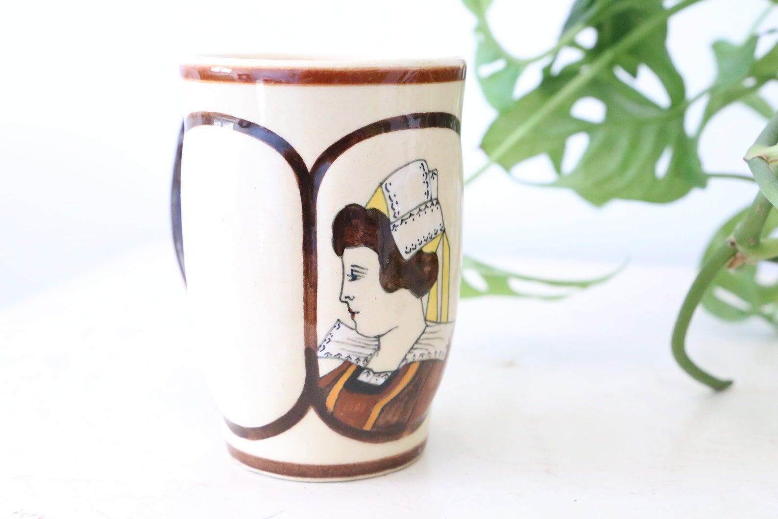 Chope Henriot Quimper, vintage pottery