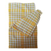 Vintage gingham tablecloth