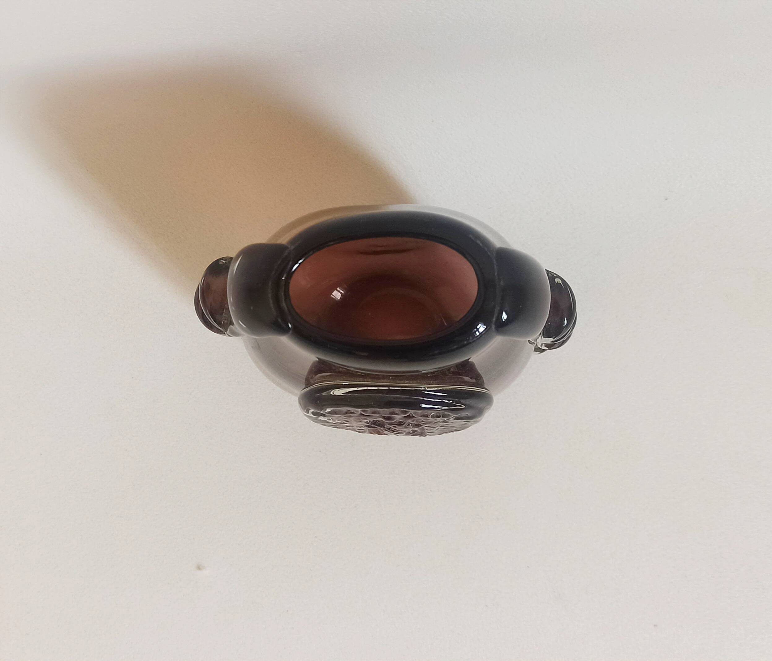 Murano crystal vase height 18.3 cm