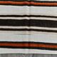 8x10 White & Black Modern Striped Kilim Rug, 243x318Cm