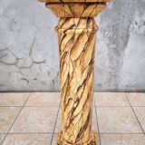 Iron column imitation marble