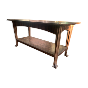 Table présentoir en bois