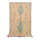 Peach & Turquoise vintage moroccan rug 143 x 249 cm - Berber Rug Handmade