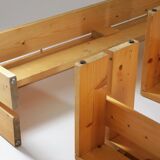 Table, bench and stools Les Arcs by Charlotte Perriand, France, 1960