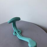 Vintage enamelled metal hook