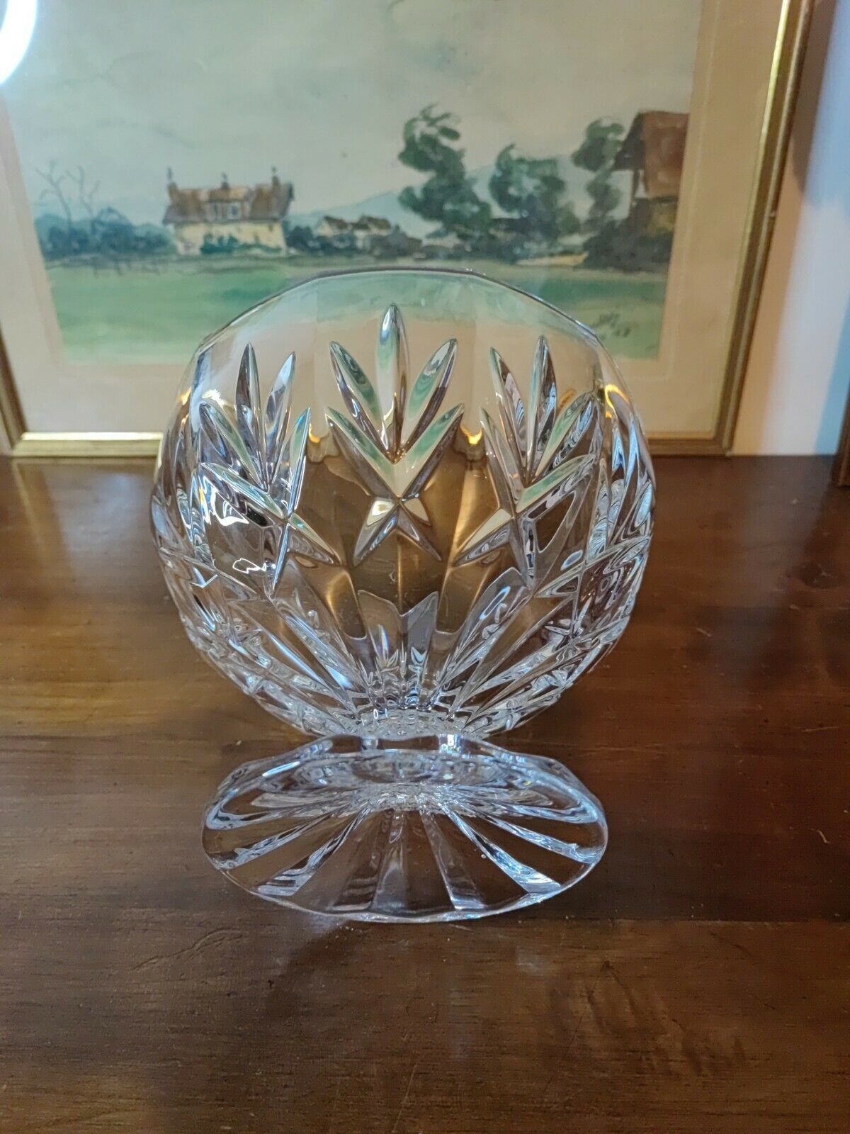 Coupe en cristal sur pied douche