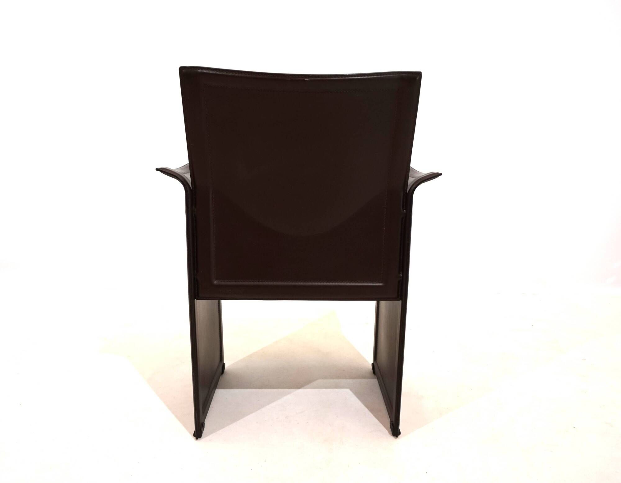 Set of 4 Matteo Grassi Korium dining/conference chairs by Tito Agnoli