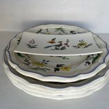 Set of 4 plates and 1 empty pocket