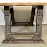 Table basse rivetée industrielle, années 1960