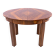 Table ovale Art déco des années 1940, Pologne. Après restauration.
