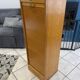 1960s office filing cabinet with curtains