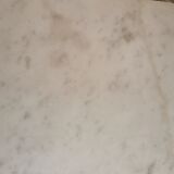 Marble and wrought iron coffee table