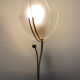 Vintage lamp in brass and frosted glass 70s-80s