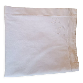 Monogrammed pillowcase