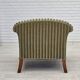 1950s, Danish armchair, furniture velour, teak wood.